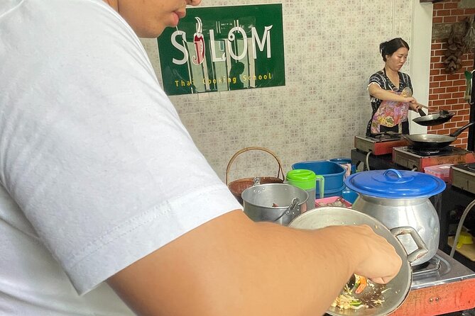 Silom Thai Cooking Experience with Market Visit - Eating what you prepare