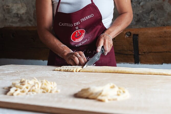 Small Group Pasta Making Class Wine Tasting in a Tuscan Castle - The cooking class with Chef Jerry