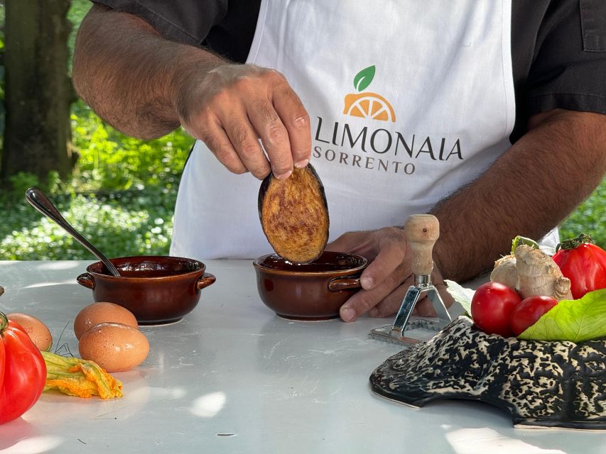 Sorrento: Authentic Italian Cooking Class in a Citrus Grove - Cooking beneath Sorrento’s lemon trees