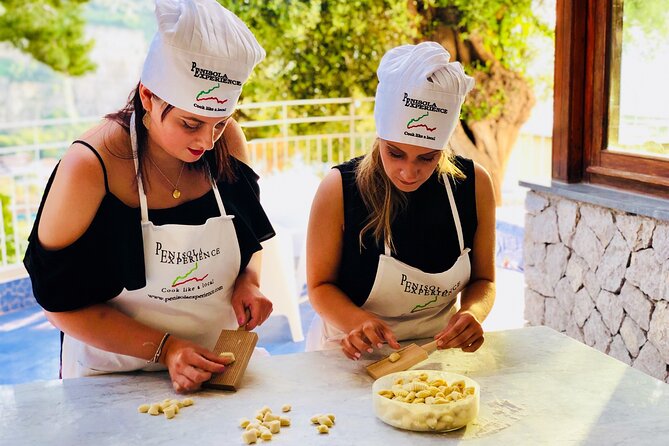 Sorrento: Cook Like a Local with a Stunning Sea View - Rolling and shaping potato gnocchi