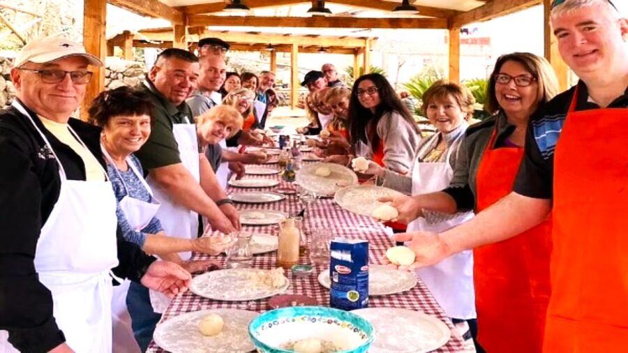 Sorrento: Half-Day Pizza Making, Wine, Limoncello & Pick-Up - Local toppings and the wood-fired oven