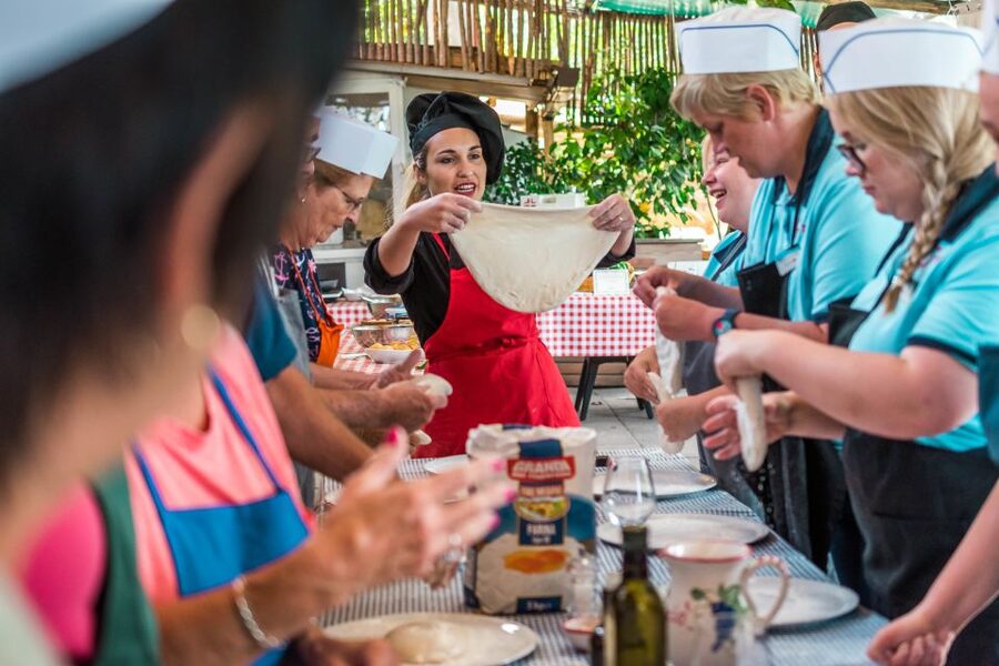 Sorrento: Pizza Making Class - Shaping, topping, and baking your own pizza