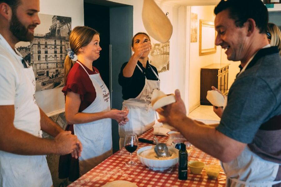 Sorrento: Pizza Making Class at Tirabusciò Cooking School - The shuttle ride from central Sorrento to the hills