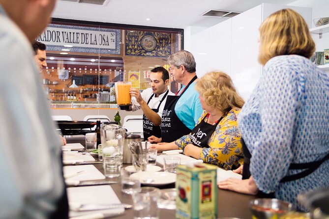 Spanish Cooking Class and Dinner in Seville - Price, timing, and cancellation details
