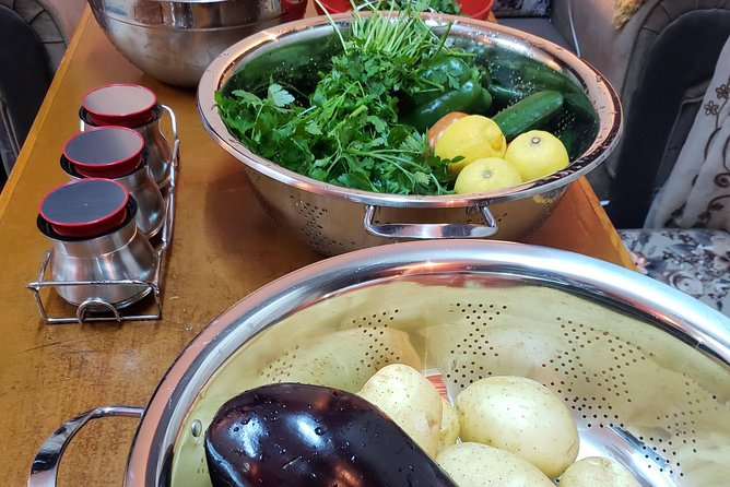 Suhaila (connecting through cooking) - A small group with more time at the counter