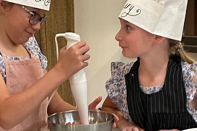 Super Fun Pasta & Gelato Class by Vatican with Wine + Oil Tasting - Rolling pasta with a pin instead of a machine