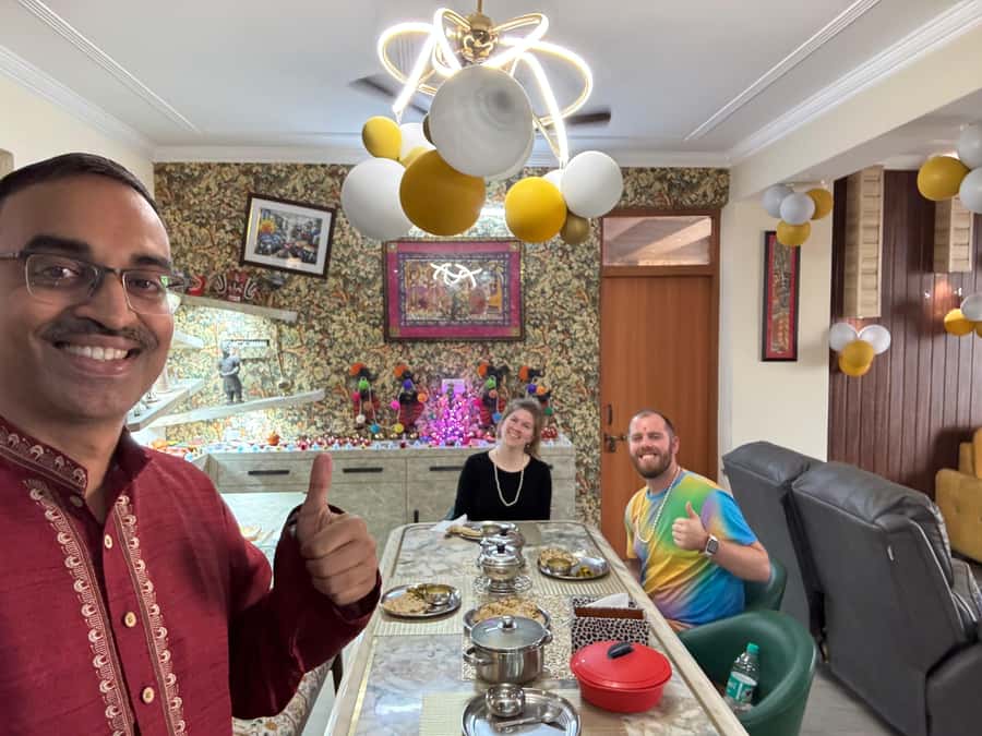 Talk & Enjoy with Delhi locals at their home while Cooking - Entering Roopak and Nidhi’s Delhi home