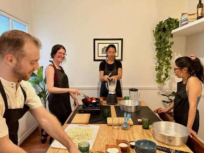 Tamales 101: Multi-variety tamal cooking class and feast - The first hour: learning the tamal family