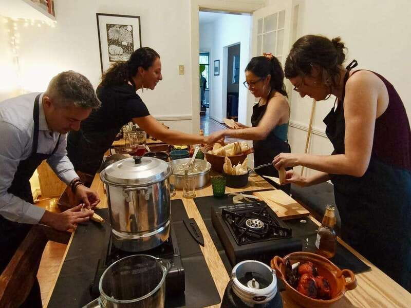 Tamales 101: Multi-variety tamal cooking class and feast - Inside Jim’s Condesa home
