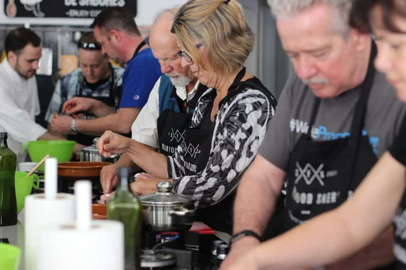 Tapas Cooking Workshop & Market Visit - From Atarazanas Market to the Soho kitchen