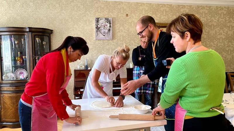 Tbilisi: Cooking Class with a Local Family - Making khinkali from the kitchen table