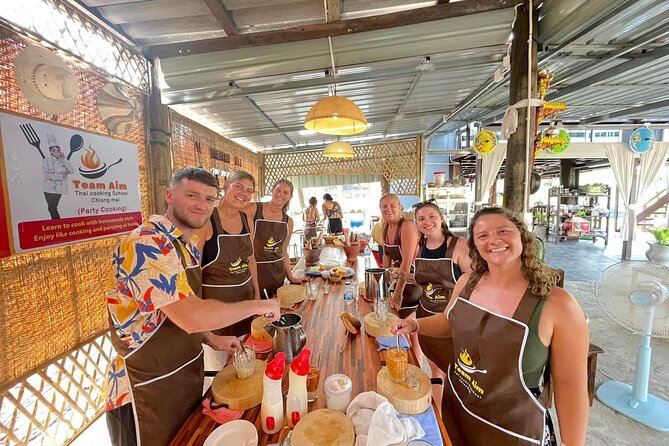 Team Aim Thai Cooking School (#1 Cooking Class in Chiang Mai) - A market lesson before the cooking begins