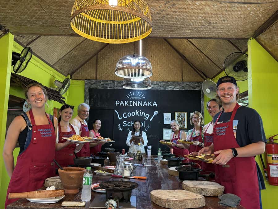 Thai cooking class &Market tour by Amazon Prime Series Chef. - A market lesson before the cooking begins