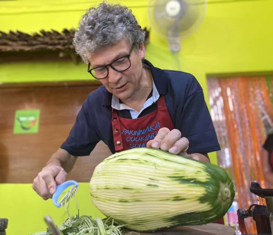 Thai cooking class &Market tour by Amazon Prime Series Chef. - Choosing dishes from the Thai menu