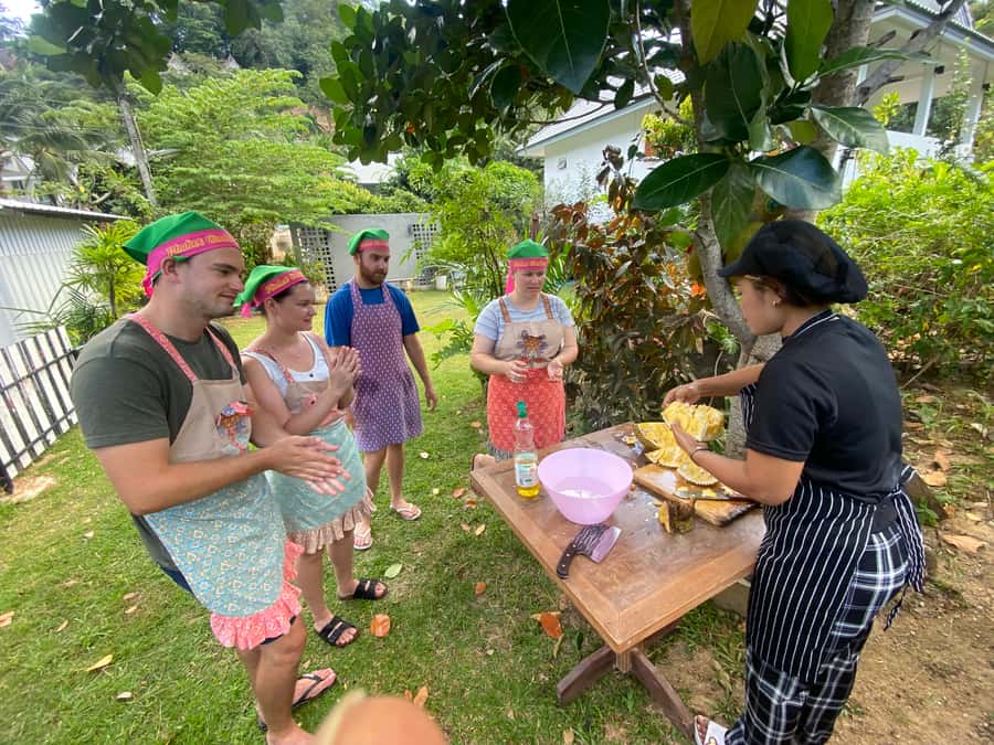 Thai Cooking Class with Market & Garden Tour - The garden at Wooddy Kitchen in Kata village