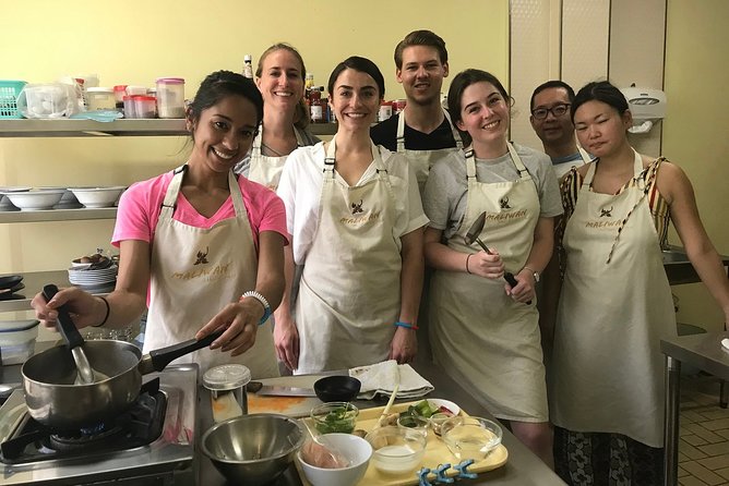 Thai Cooking Class with Market Visit by Maliwan - Cooking at your own station