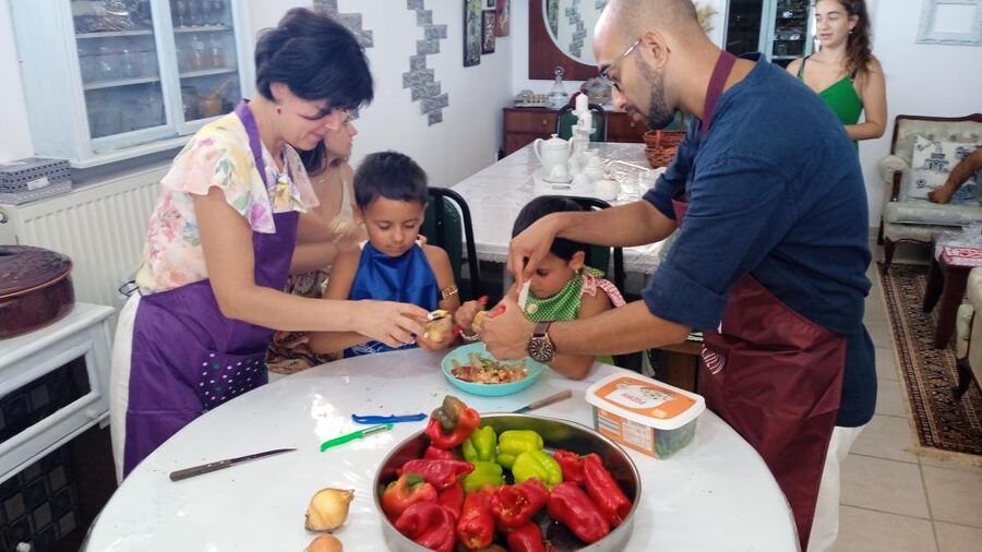 Thessaloniki:Greek Cooking Class and Meal at a Farm A - From Aristotle Square to Agnifarm