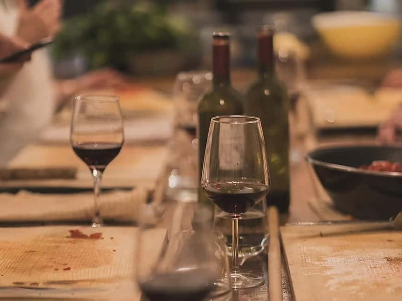 Tirana: Traditional Cooking Class with Wine & Raki Tasting - Wine, raki, and the long meal afterward