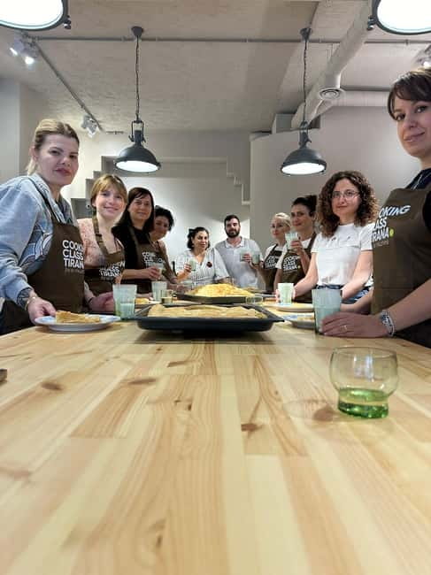 Traditional Albanian Cooking Class in Tirana & Raki Tasting - Rolling burek dough by hand