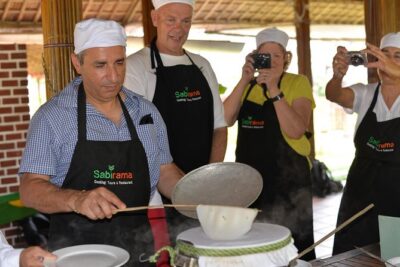 Traditional Cooking Class with Basket Boat Ride and market Tour