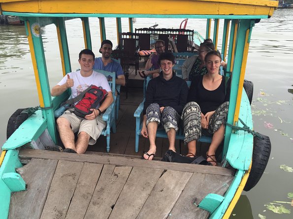 Traditional Cooking Class with Basket Boat Ride and market Tour - A foot soak before the kitchen