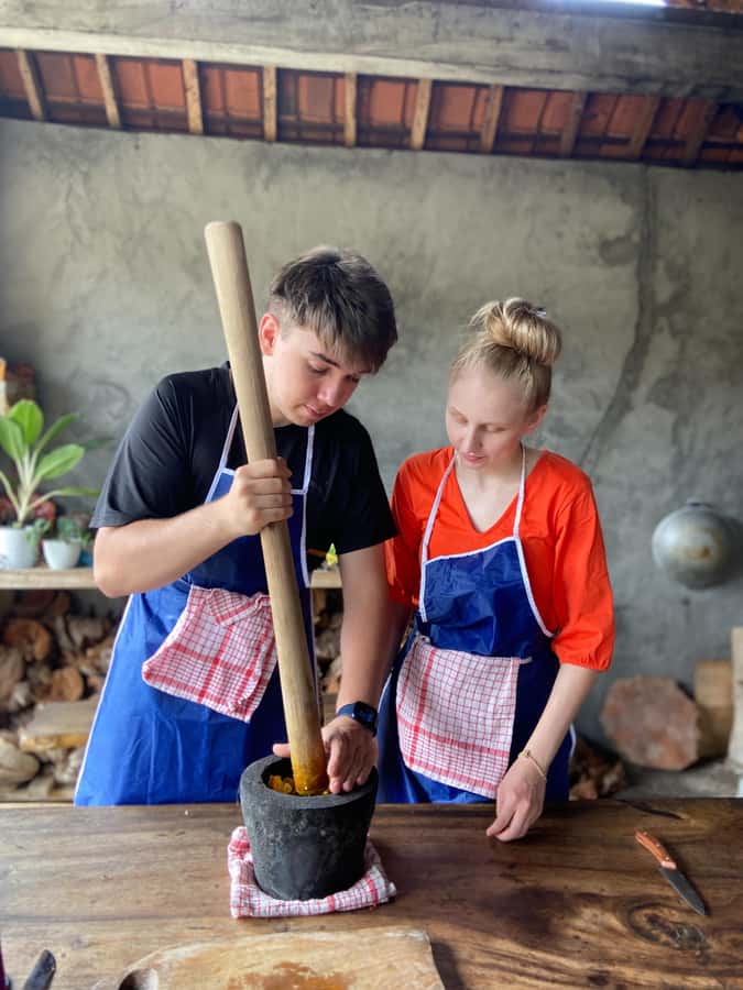 Ubud: Authentic Traditional Balinese Village Cooking Class - From garden plants to the cooking board