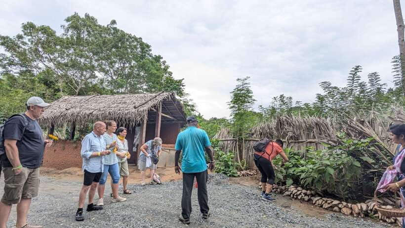 Udawalawe: Farm to Table Cooking & Authe: Village Experience - Picking vegetables from the garden