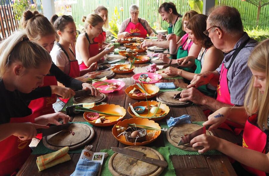 We Cook Thai Home Garden Cooking School - The local market comes first