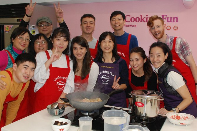 Xiao Long Bao, Chicken vermicelli with mushroom and sesame oil, Tofu strips salad, Bubble milk tea. Taiwan Traditional Delicacies Experience-A (Taipei Cooking Class) - What This Taipei Cooking Class Is Really Like